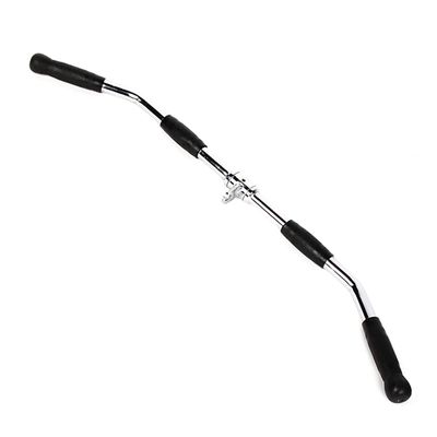 WQSQ LAT Pulldown Bar Attachment for Home Gym, Cable Machine Attachment Rotating for Fitness, Straight Bar with Rubber Handgrips Easy to Grip Non Slip