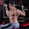 WQSQ LAT Pulldown Bar Attachment for Home Gym, Cable Machine Attachment Rotating for Fitness, Straight Bar with Rubber Handgrips Easy to Grip Non Slip view 4