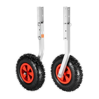 VEVOR Boat Launching Wheels, 12" Boat Transom Launching Wheel, 500 LBS Loading Capacity Inflatable Boat Launch Wheels, Aluminium Alloy Transom Launching Dolly Wheels with 4 PCS of Quick Release Pins