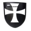 Nautical-Mart Hospitaller Medieval Shield - 16 Gauge Steel Battle Ready - White (24 inch inch), L view 1