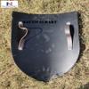 Nautical-Mart Hospitaller Medieval Shield - 16 Gauge Steel Battle Ready - White (24 inch inch), L view 4