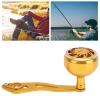 Fishing Reel Handle Grip Aluminum Alloy Reel Power Handle Knob Baitcasting Reel Rocker Arm Replacement 8x5mm(B Gold Color) view 3