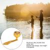 Fishing Reel Handle Grip Aluminum Alloy Reel Power Handle Knob Baitcasting Reel Rocker Arm Replacement 8x5mm(B Gold Color) view 4