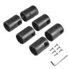 6 Trampoline Enclosure for Flat Steel Sheet Top System, Black Trampoline Caps, 1.26in Diameter, Trampoline Net Accessories view 3
