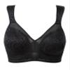 ZeroBound Women's Minimizer Bras Comfort Cushion Strap Wirefree Full Coverage Large Bust Non-Padded Bra(Black,36G) view 4