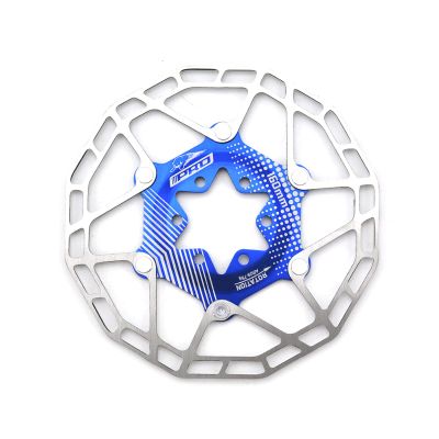 80g Super-Light Bicycle Floating Disc Brake Rotor 160mm Disc Brake Rotor Bike Type Floating with 6 Bolts for MTB BMX Bike,Blue