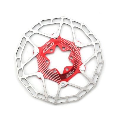80g Super-Light Bicycle Floating Disc Brake Rotor 160mm Disc Brake Rotor Bike Type Floating with 6 Bolts for MTB BMX Bike,Red