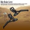 Kuuleyn 1 Pair Bicycle Brake Lever,Mountain Bike Brake Handlebar Bicycle Aluminium Alloy Braking Lever Handle Adjustable(All Black) view 2