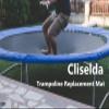 Cliselda Trampoline Replacement Mat, Fits 14 ft Round Trampoline Frame with 72 V-Rings and Spring Tool, Fits 6.5-7" Springs, 147 inch Jumping Mat (Excluding Frame and Spring) view 3