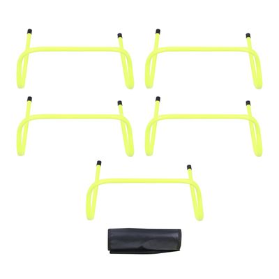 Wakauto 6pcs Agility Hurdles for Boys and Girls Flexible Football Training Equipment for Speed Coordination Balance for Soccer Basketball and Athletic Practice