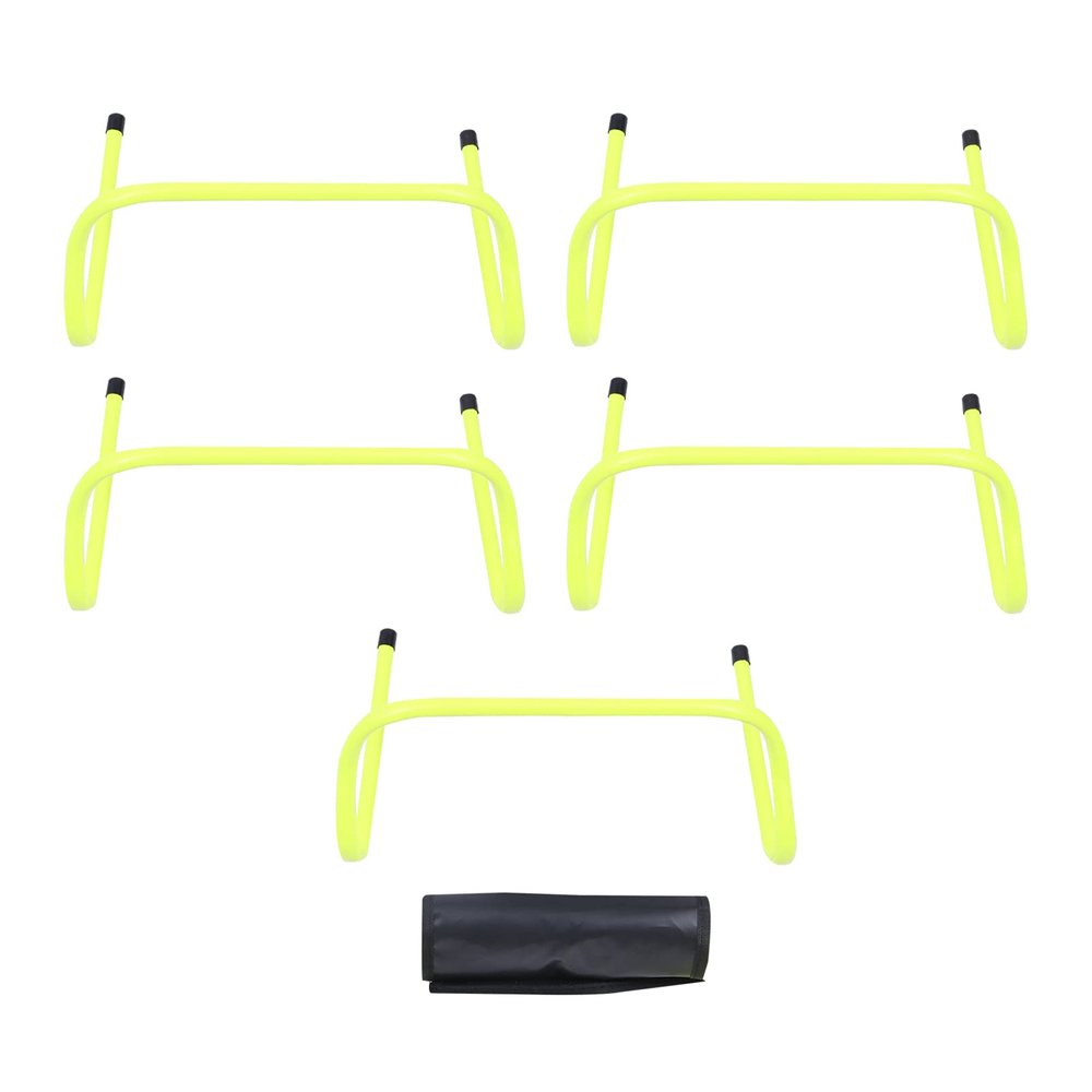 Wakauto 6pcs Agility Hurdles for Boys and Girls Flexible Football Training Equipment for Speed Coordination Balance for Soccer Basketball and Athletic Practice