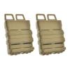 Tactical Fast Mag Attach Belt Magazine Pouch 5.56 Molle Holster Hunting (2Pack: Mud Color) view 2