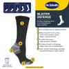 Dr. Scholl's Women Advanced Relief Blisterguard - 2 & 3 Pair Packs Non-binding Cushioned Moisture Management Socks, Black, 8-12 US view 4