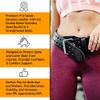 WARM BODY COLD MIND Leather Weight Lifting Belt 4" Adjustable Belt with Buckle for Workout, Squats, Gym, Powerlifting, Olympic Weightlifting, Strength Training. Waist/Back Support (Black, XX-Large) view 4
