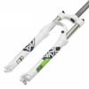 Jejy Aluminum Alloy 26/27.5/29 Inch Mountain Bicycle Suspension Mechanical Fork Shoulder Control Spring Forks Travel 105mm Straight Tube QR 9mm Front Forks Outdoor MTB Accessories view 1
