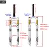 Jejy MTB Suspension Forks 26/27.5/29 Inch QR 9mm Magnesium Alloy Straight/Tapered Tube, 1 1/8" Threadless Steerer Mountain Bike Front Fork Travel 120mm Manual Lockout/Remote Lockout White view 2