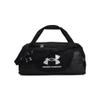 Under Armour Unisex-Adult Undeniable 5.0 Duffle, Black (001)/Metallic Silver, Medium view 1