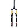 Jejy 26/27.5/29" Magnesium and Aluminum Alloy MTB Suspension Fork with Rebound Adjust 26/27.5/29 Inch Air Front Forks Mountain Bicycle Travel 130mm Bike Accessories Straight Steerer/Tapered view 1