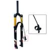 Jejy 26/27.5/29" Magnesium and Aluminum Alloy MTB Suspension Fork with Rebound Adjust 26/27.5/29 Inch Air Front Forks Mountain Bicycle Travel 130mm Bike Accessories Straight Steerer/Tapered view 4