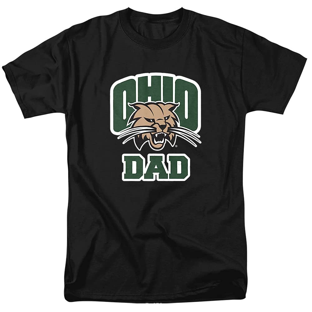 Ohio University Official Dad Unisex Adult T-Shirt, Black, 5X-Large