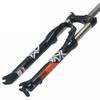 Jejy Aluminum Alloy 26/27.5/29 Inch Mountain Bicycle Suspension Mechanical Fork Shoulder Control Spring Forks Travel 105mm Straight Tube QR 9mm Front Forks Outdoor MTB Accessories view 1