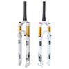 Jejy MTB Suspension Forks 26/27.5/29 Inch QR 9mm Magnesium Alloy Straight/Tapered Tube, 1 1/8" Threadless Steerer Mountain Bike Front Fork Travel 120mm Manual Lockout/Remote Lockout White view 1