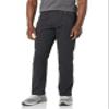 Amazon Essentials Men's Athletic-Fit Pants, 5-Pocket Stretch Twill Work, Big & Tall, Washed Black, 35W x 28L view 1