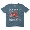 0249. Demon Graphic Traditional Japanese Till Death Anime Aesthetics Society for Men T Shirt (Indigo 2X-Large) view 1