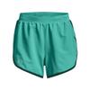 Under Armour Women's Fly by 2.0 Running Shorts, Neptune (369)/Reflective, X-Large view 1