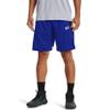 Under Armour Men's Baseline Basketball 10-Inch Shorts, Royal (400)/Black, Large view 1