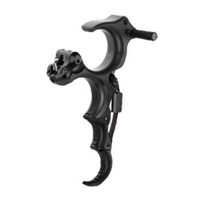 T R U BALL Tru Ball HBC Flex Release 34 Finger Large Black Tungsten Brass