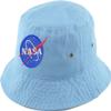 ALLNTRENDS Adult Bucket Hat NASA Embroidered Bucket Cap USA Embroidery Headwear Casual Summer Space Caps (Sky, Small-Medium) view 1