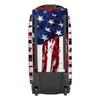 Boombah Brute Rolling Bat Bag 2.0-35" x 15" x 12-1/2" - USA Stars & Stripes Navy/Red/White - Holds 4 Bats and Room for Gear - Wheeled Bag view 3