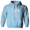 0337. South Carolina State Flag Logo Palmetto Sweatshirt Pullover Hoodie (Light Blue, Medium) view 1