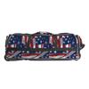 Boombah Brute Rolling Bat Bag 2.0-35" x 15" x 12-1/2" - USA Independence Navy/Red/White - Holds 4 Bats and Room for Gear - Wheeled Bag view 2
