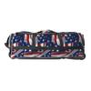 Boombah Brute Rolling Bat Bag 2.0-35" x 15" x 12-1/2" - USA Independence Navy/Red/White - Holds 4 Bats and Room for Gear - Wheeled Bag view 4