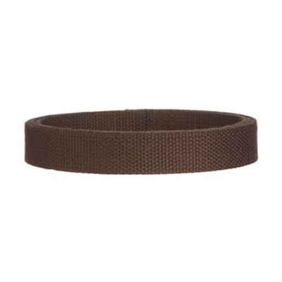 1" Medium Heavy Cotton Webbing for Key Fobs, Purse Straps, Belting - 22 Colors (5 Yards, Dark Brown)