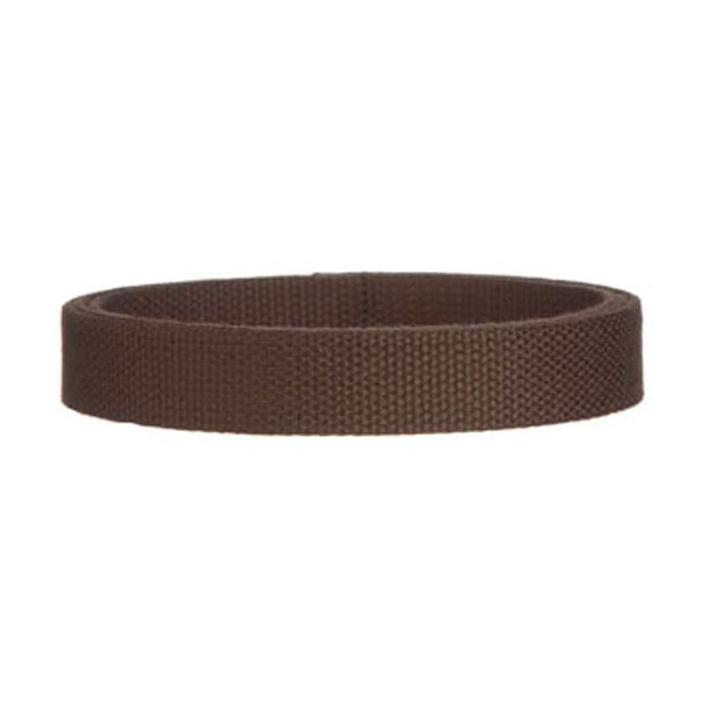 1" Medium Heavy Cotton Webbing for Key Fobs, Purse Straps, Belting - 22 Colors (5 Yards, Dark Brown)