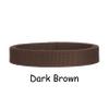 1" Medium Heavy Cotton Webbing for Key Fobs, Purse Straps, Belting - 22 Colors (5 Yards, Dark Brown) view 2