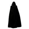 UNDERWRAPS Women's Hooded Halloween Costume Cape with Lining Black view 2