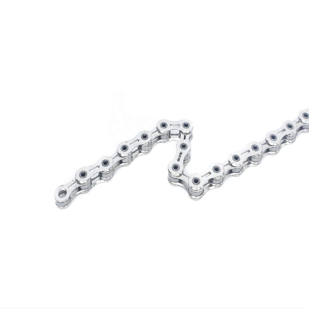 SwishTi PYC X11SL 11 Speed Road MTB Bicycle Bike Chains Hollow-Pin Ultralight DLC 116-Links for Shimano/Sram/KMC use (Silver)