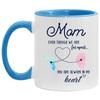 Florida Illinois Gifts Long Distance State Coffee Mug Mothers Day Gifts State to State 11oz Blue mug view 1