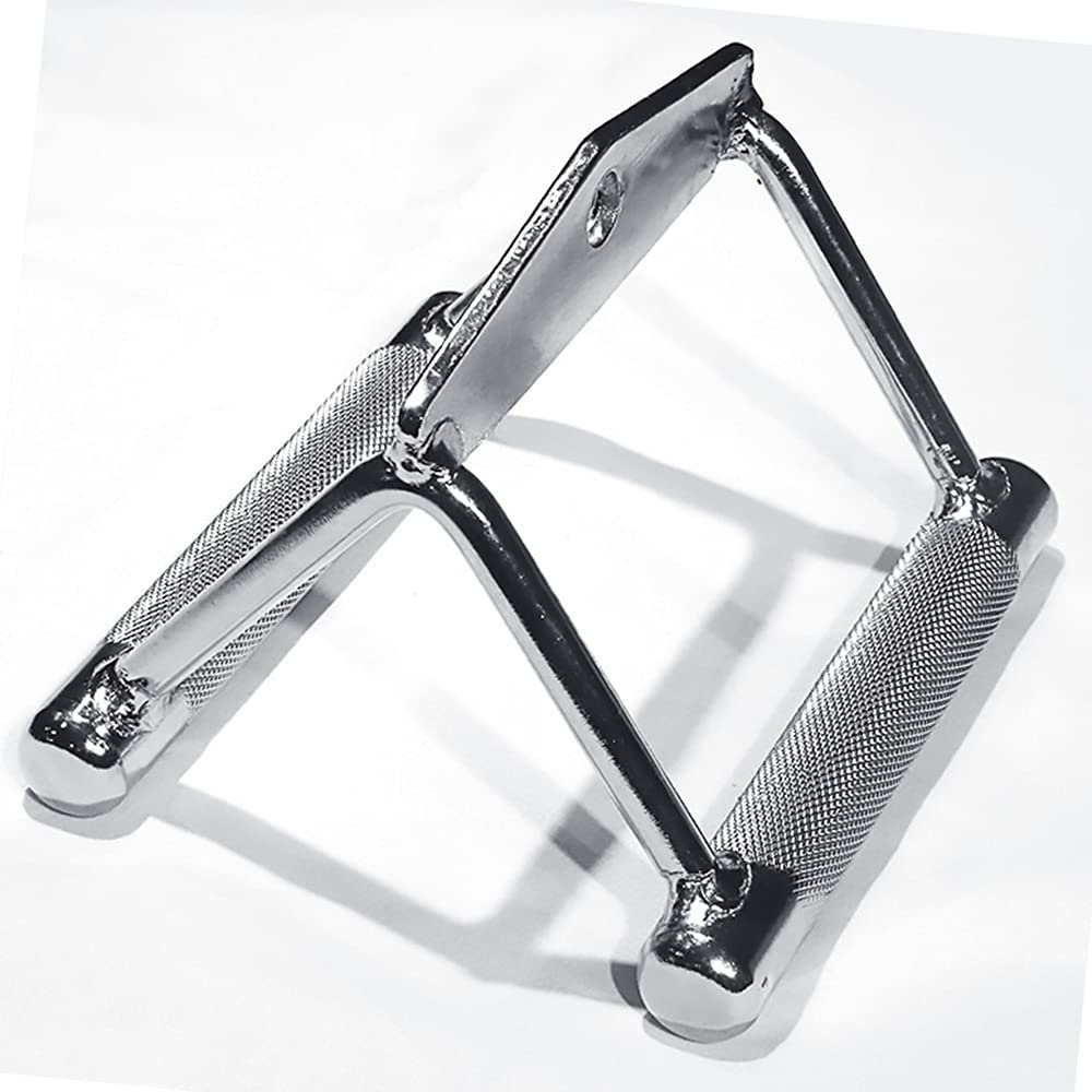 LKP Pull Down Attachment Tricep Bar LAT Pulldown Handle Attachment for Cable Machine Rowing D Handle Home Gym Accessories for Exercise