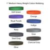 1" Medium Heavy Cotton Webbing for Key Fobs, Purse Straps, Belting - 22 Colors (10 Yards, Natural) view 4