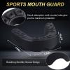 BBTO 6 Pcs Youth Kids Mouth Guard for Sports, Boys Girls Mouth Guard with Case, Mouthguard for Wrestling Boxing Basketball Hockey Football(Classic Style,Dark Blue, Black) view 3