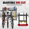 HEALTH LINE PRODUCT 4 Bike Stand, Indoor Bike Storage, Bicycle Rack for Garage - Metal Stability Floor Bicycle Station for Parking Mountain/Road/Hybrid/Fat Tire & Scooters Bike Rack for Garage view 3
