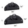 Jaegvida Compound Bow Case Multi-Functional Tactical Bow Bag Quick-Reload Design Portable Hunting Gear Waterproof Outdoor Case (Black, 44) view 2