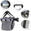 N\U Small Pet Cat Dog Bag Carrier Bicycle Handlebar Front Basket,Bike Basket Folding Detachable Removable Quick Released Picnic Shopping Bag,Max Bearing: 15-22 lbs view 4