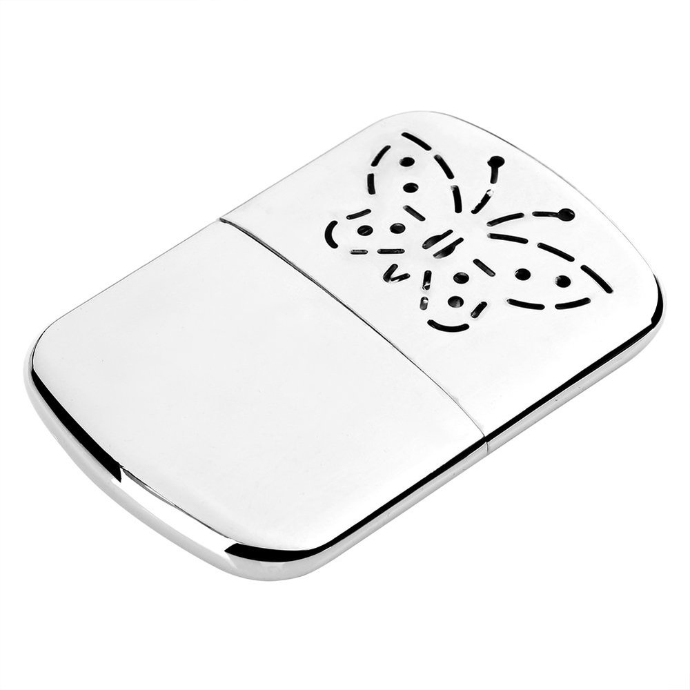 Haofy Refillable Portable Zinc Alloy Hand Warmer, Perfect for Outdoor Activities