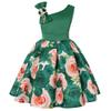 AIMJCHLD Pageant Dresses for Girls Party Birthday First Communion Feast Tutu Ball Gown Flower Dresses Elegant Kids Fall A Line Flower Dress Size 3 4 Years (Green110) view 1